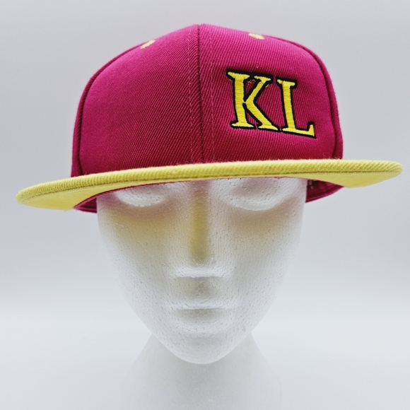 KL KAI LANI SURFBOARDS | colour block snapback flat brim cap hat - Picture 1 of 8